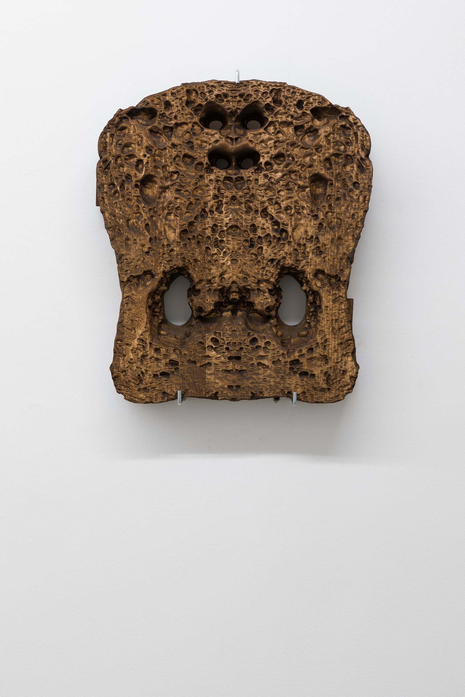 Anatoly Osmolovsky, Untitled (Bread), 2023, wood, paint, 49 x 54 cm