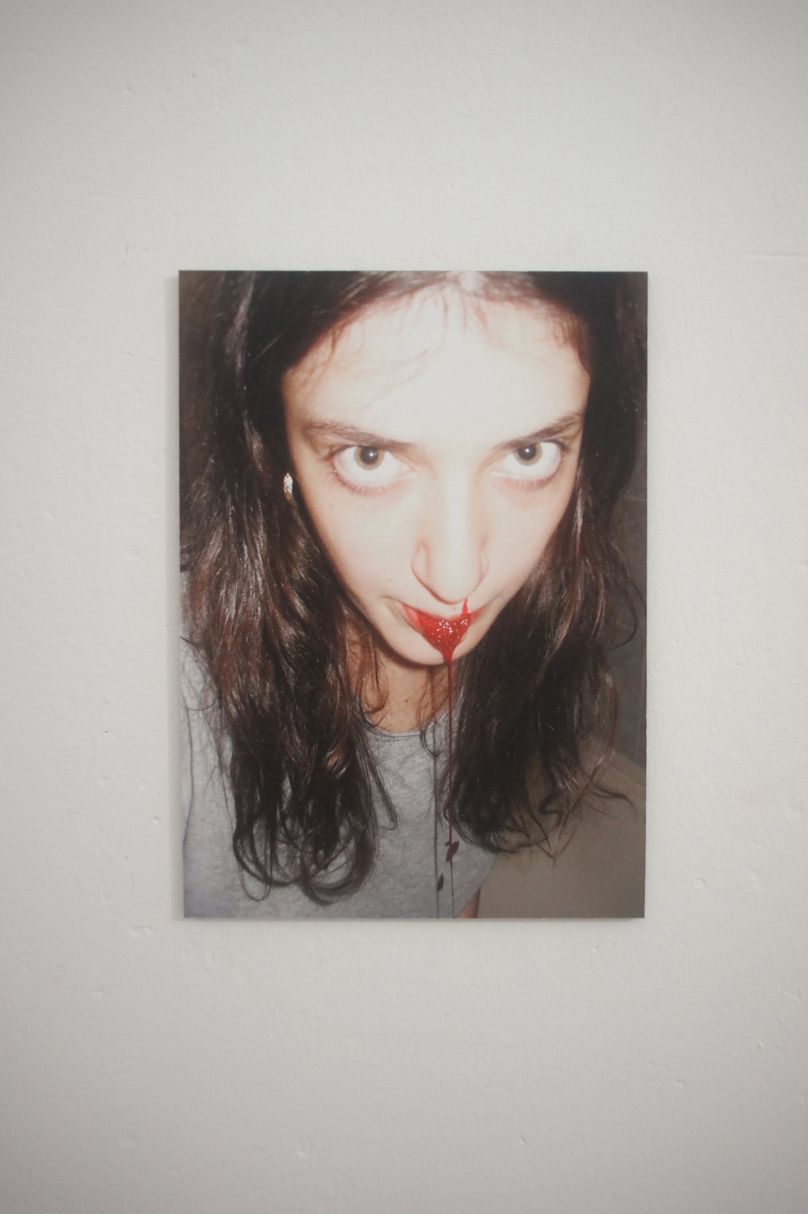 Karina Azizova, fire rat 1996 forever 2, 2019, matte print on aluminum dibond, 18 x 25 cm
