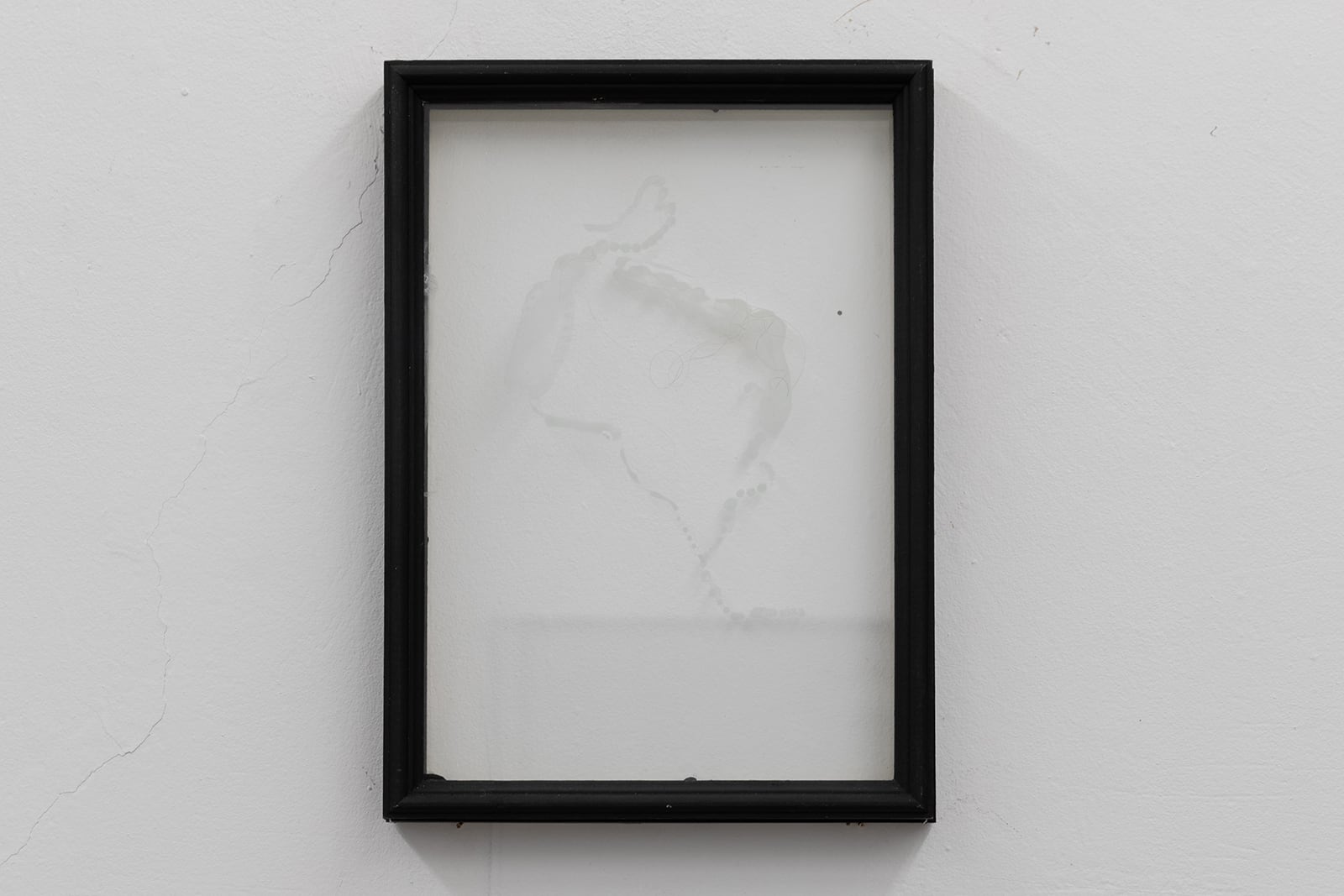 Vadim Murin, Untitled, 2019, artist frame with glass, stained glass acrylic, 21 x 29 cm