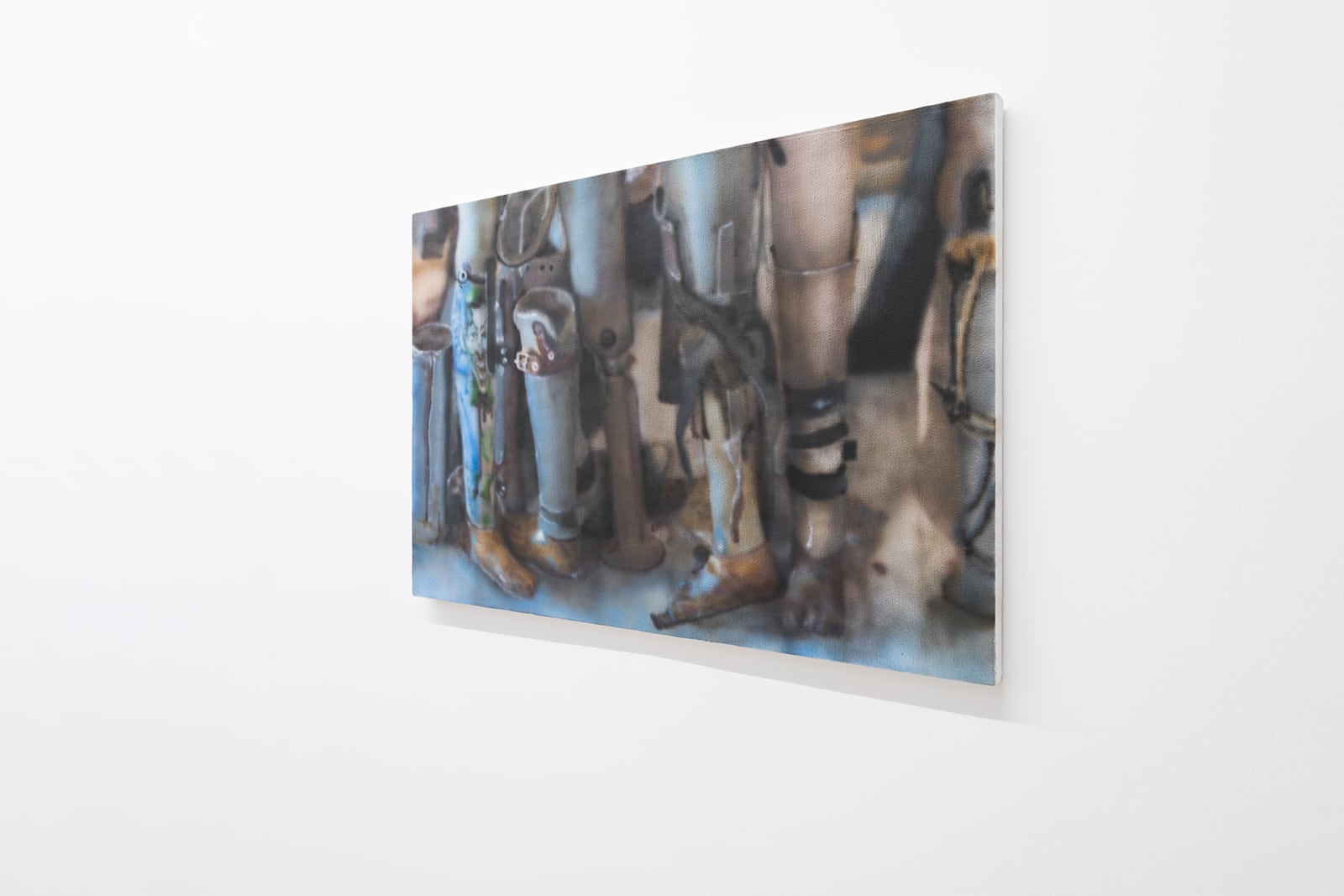 Gleb Trishkin, Untitled, 2023, acrylic on canvas, 50 x 80 cm