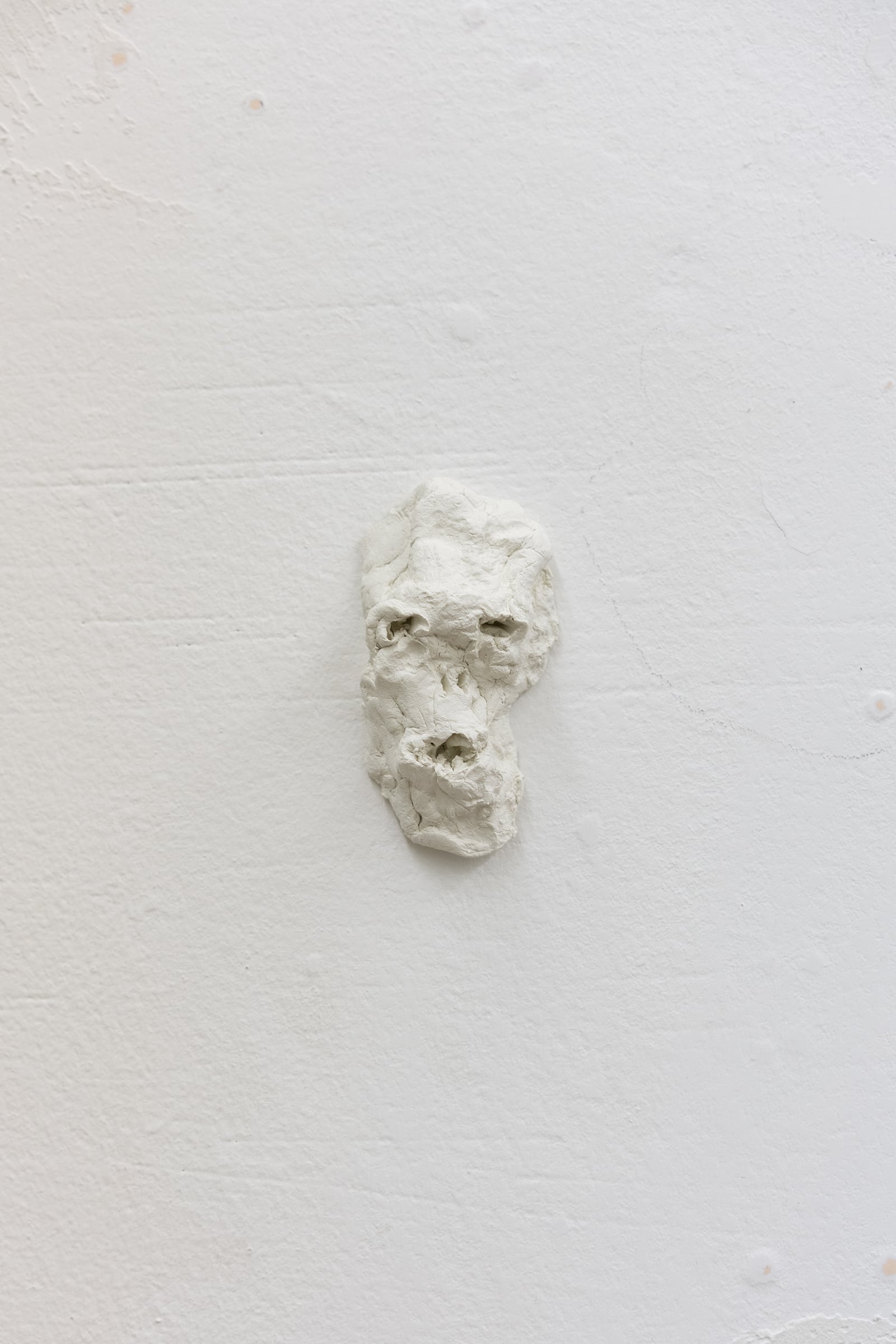 Olga Paramonova, Inside the skull of a mannequin, 2022, polymer clay, 4 x 6 x 10 cm